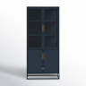 Joss & Main Bryan Metal China Cabinet & Reviews | Wayfair